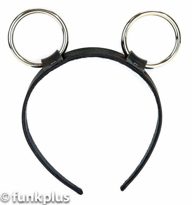 HB145-175 1 3/4" RING HEADBAND WITH SILVER RINGS 25MM-1.25"
