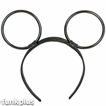 HB145-300 3" RING HEADBAND WITH SILVER RINGS 25MM-1.25" WIDE