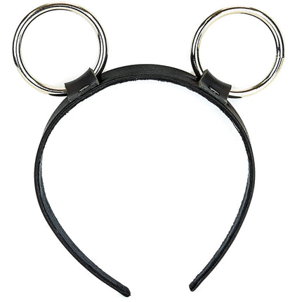 HB145-150 1.5" RING HEADBAND WITH SILVER RINGS 25MM-1.25" WIDE