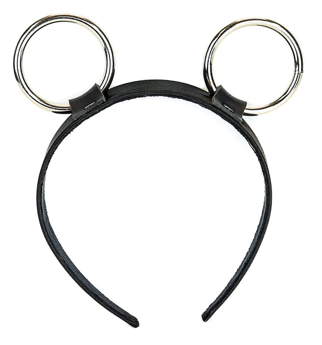 HB145-150 1.5" RING HEADBAND WITH SILVER RINGS 25MM-1.25" WIDE