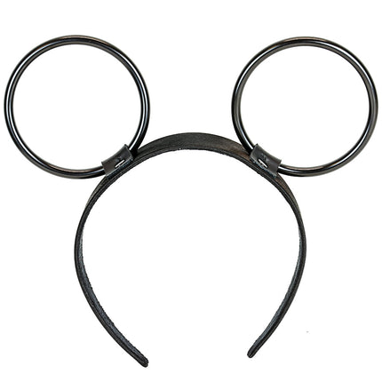 HB145-300-BS 3" RING HEADBAND WITH BLACK RINGS 25MM-1.25" WIDE