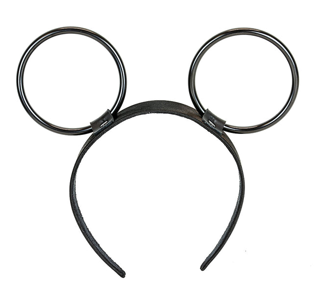 HB145-300-BS 3" RING HEADBAND WITH BLACK RINGS 25MM-1.25" WIDE