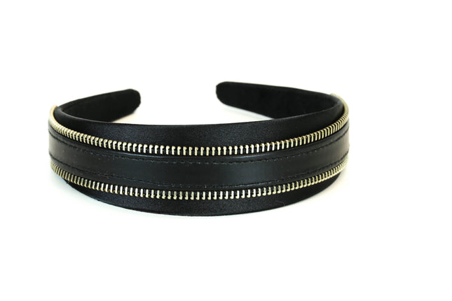 HB150 ZIPPER HEADBAND 25MM-1.25" WIDE 40MM-1 1/2" WIDE