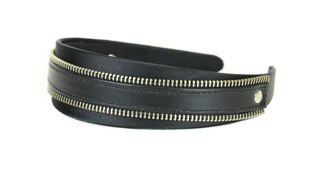 HB150 ZIPPER HEADBAND 25MM-1.25" WIDE 40MM-1 1/2" WIDE