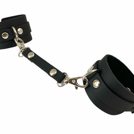 FMH117 2 1/2 " LEATHER HANDCUFF 5" LEATHER TRIGGER