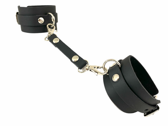 FMH117 2 1/2 " LEATHER HANDCUFF 5" LEATHER TRIGGER