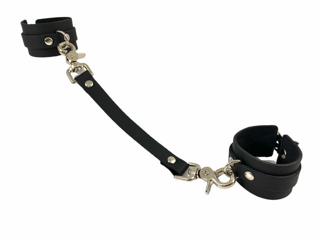 FMH118 2 1/2 " LEATHER HANDCUFF 8" LEATHER HEAVY