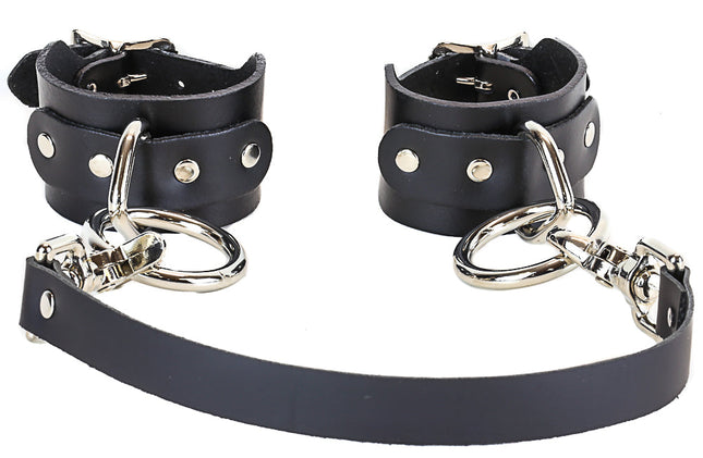 HC121 BONDAGE BUCKLE HANDCUFF WITH CLASP BC169 STYLE