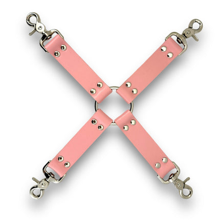 HG201  VEGAN  13" HOGTIE  TRIGGER CLASP LEATHER TIE