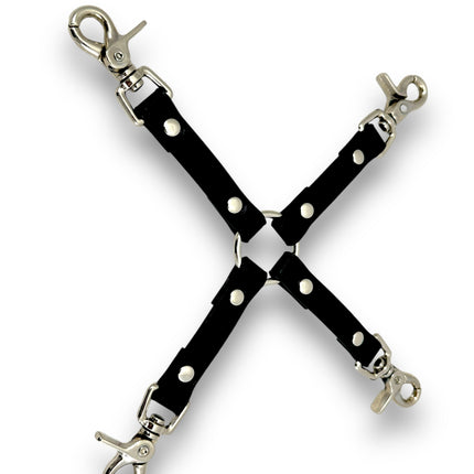 HG203 LEATHER  GENUINE LEATHER 10" HOGTIE TRIGGER CLASP
