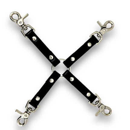 HG203 LEATHER  GENUINE LEATHER 10" HOGTIE TRIGGER CLASP