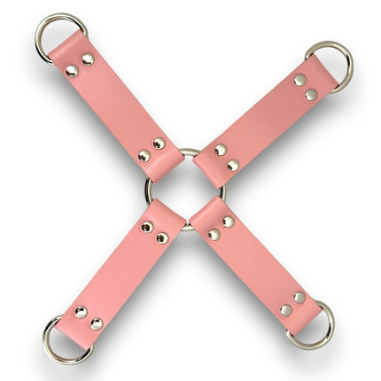 HG205M  VEGAN LEATHER 'D' RING 4 WAY HOGTIE
