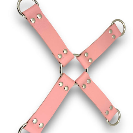 HG205M  VEGAN LEATHER 'D' RING 4 WAY HOGTIE