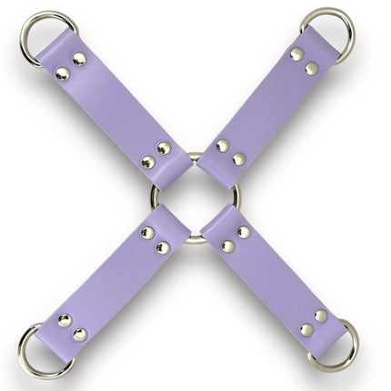 HG205M  VEGAN LEATHER 'D' RING 4 WAY HOGTIE