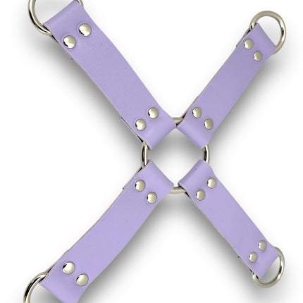 HG205M  VEGAN LEATHER 'D' RING 4 WAY HOGTIE