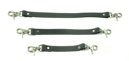 HG216 SINGLE DOUBLE TRIGGER  CLASP LEATHER TIE
