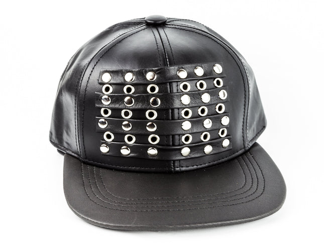 HT105 LEATHER HAT WITH STRAP EYELET