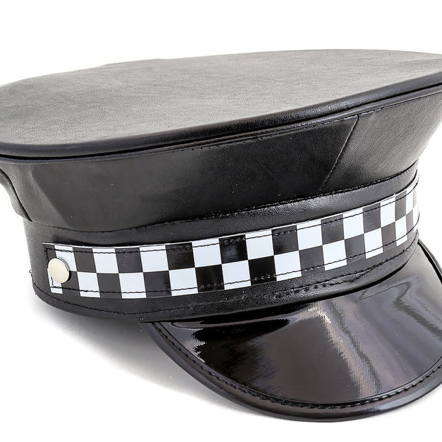 HT203 CHECKERED CAPTAIN HAT