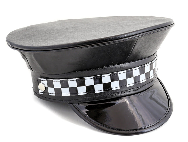 HT203 CHECKERED CAPTAIN HAT