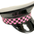 Patent Black / Pink Checkered