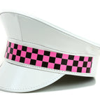 White / Pink Checkered