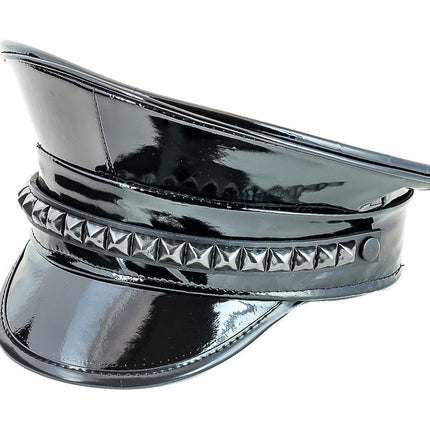 HT205  STUDDED BAND CAPTAIN HAT