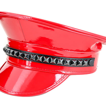 HT205  STUDDED BAND CAPTAIN HAT