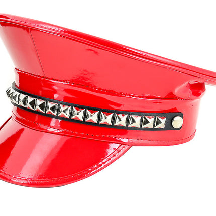 HT205  STUDDED BAND CAPTAIN HAT