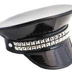Patent Black / Silver Pyramid