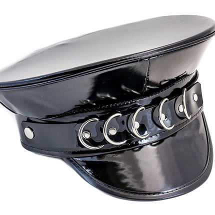 HT234 D RING BONDAGE STYLECAPTAIN HAT