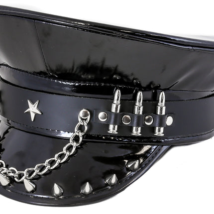 HT239 SPIKE AND BULLET STAR HAT
