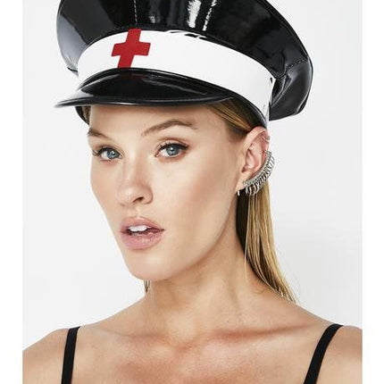 HT248 NURSE FETISH CAPTAIN HAT
