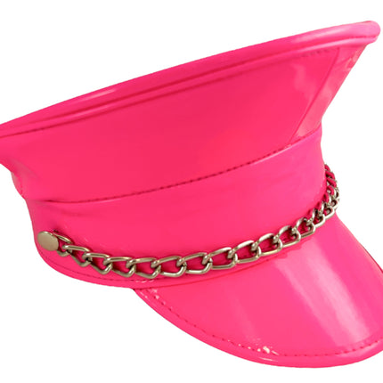 HT255 CHAIN NEON AND PASTEL COLOR CAPTAIN HAT