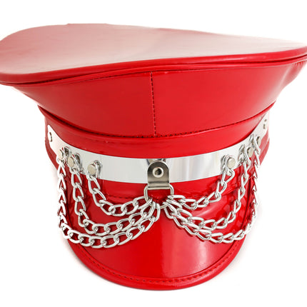 HT260MET  METAL PLATE HANING CHAIN HAT