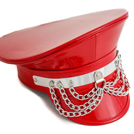 HT260MET  METAL PLATE HANING CHAIN HAT