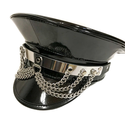 HT260MET  METAL PLATE HANING CHAIN HAT