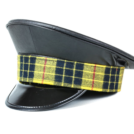HT262 PLAID CAPTAIN POLICE HAT