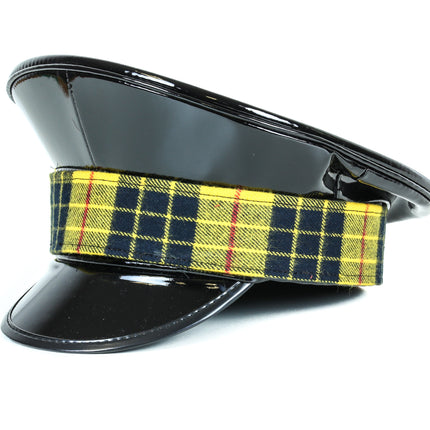 HT262 PLAID CAPTAIN POLICE HAT