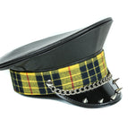 Yellow Plaid / PATENT BLACK