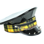 Yellow Plaid / PATENT BLACK