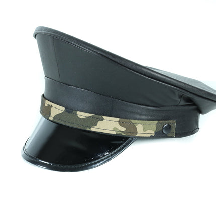 HT267CAMO CAMOUFLAGE CAPTAIN HAT