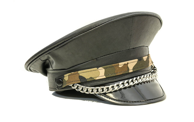 HT268CAMO CAMOUFLAGE CHAIN CAPTAIN HAT