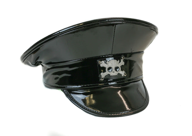 HT274 CROSS BONES BAND CHAIN CAPTAIN HAT