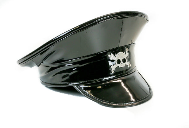 HT274 CROSS BONES BAND CHAIN CAPTAIN HAT