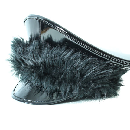 HT278BLK ASSORTED FUR BLACK CAPTAIN HAT