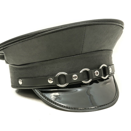 HT279 3 RING MATT CAPTAIN HAT