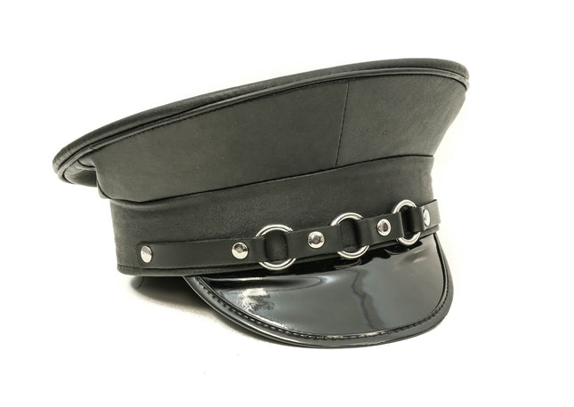 HT279 3 RING MATT CAPTAIN HAT