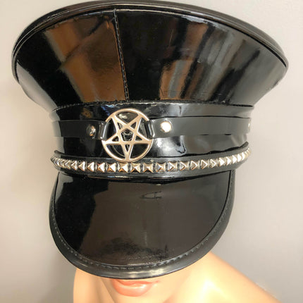 HT286 PENTA STUDDED CAPTAIN HAT