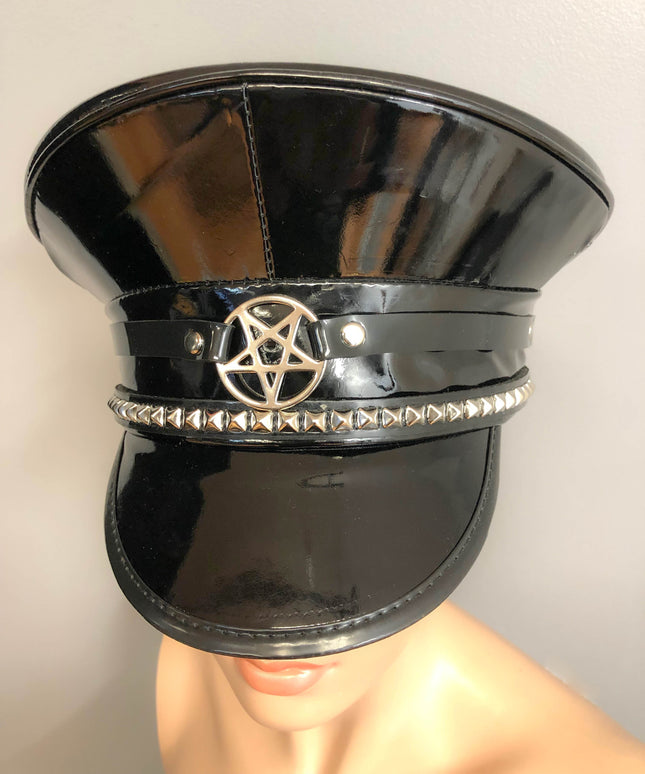 HT286 PENTA STUDDED CAPTAIN HAT