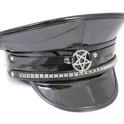 HT286 PENTA STUDDED CAPTAIN HAT